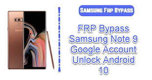 That is why knowing more about them gives one an advantage. Samsung Note 9 Frp Bypass Google Account Unlock Android 10