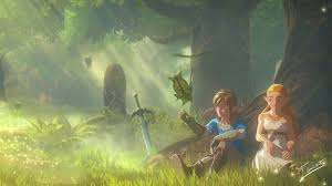 Link And Zelda The Lost Wood Legend Of Zelda Legend Of Zelda Breath Breath Of The Wild