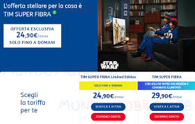 Tim Super Fibra Limited Edition Promo Online Da 24 90 Euro Al Mese Senza Modem Mondomobileweb It Telefonia Offerte E Notizie