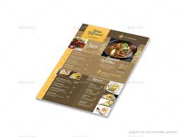 Indian Restaurant Menu Flyers 2 4 Options Menu Restaurant Menu Flyer Menu Printing