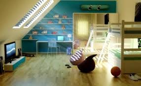 Something about those low, sloped ceilings just sets the tone for intimate, private escapes. 23 Decorating Ideas For Kids Room With Pitched Roof Interior Design Ideas Ofdesign