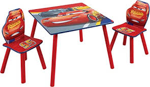 Disney cars 2 activity table and 2 chairs set: Disney Cars Table And 2 Chairs Set Mdf Red One Size Amazon Co Uk Home Kitchen
