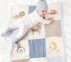 Heirloom Lion Baby Blanket Pottery Barn Kids