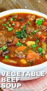 Vegetable Beef Soup With Video Recipe Vegetable Beef Soup Recipes Soup Recipes
