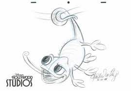 Learn To Draw Rapunzel S Sidekick Pascal The Disney Blog Rapunzel Drawing Drawings Disney Blog