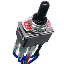 You'll need two power wires. Twtade Waterproof Momentary Reverse Polarity Switch 12v 10 Amps Dc Motor Control 6 Pin 3 Position On Off On Metal Dpdt Toggle Switch With Waterproof Boot Cap And 21mm Terminal Wires E Ten 223 Dmx Amazon Com Industrial