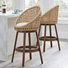 Like so many of the easy updates you discover at grandin road, you only find the ronan stools here. Mason Swivel Bar Counter Stool Grandin Road In 2021 Wicker Bar Stools Woven Bar Stools Counter Stools