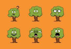 Tree Emoji Cartoons Icons By Vector Toons Tree Emoji Cartoon Icons Cartoon Trees