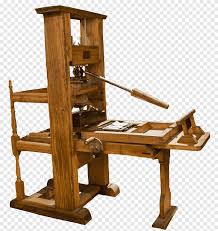 Choose among free epub and kindle no fee or registration! Printing Press Johannes Gutenberg Furniture Printing Press Png Pngegg