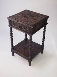 Small Victorian Gothic Revival Oak Side Table Victorian Furniture Oak Side Table Side Table