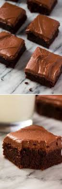 Fudge Brownies With Chocolate Frosting Just So Tasty Recipe Desserts Brownie Recipes Cream Cheese Brownies