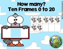 Counting How Many Is A Resource To Help Students Learn To Count How Many Objects Are In A Ten Frame Grid Stu Google Classroom Math Activities Primary Maths