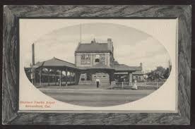 Postcard Bakersfield Cal Ca Southern Pacific Railroad Train Depot Station 1907 Train Depot Bakersfield Railroad History