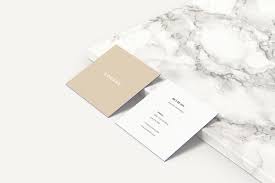 Again, you may customize the background color to match your design. Square Business Card Mockup Free Mockup Download