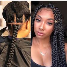 Black hairstyles for african american women do not only perform a decorative function, they help to get thick black locks under control. Melaninated Queen Braids By Me Black Beauty Melanin Boxbraids Jumboboxbraids Aaliyah Ur Box Braids Hairstyles Natural Hair Styles Braided Hairstyles