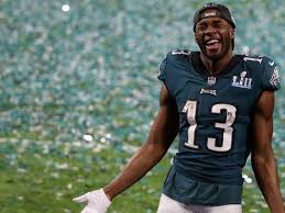 Browse 1,343 nelson agholor stock photos and images available, or start a new search to explore. Move Over Rocky There S A New Underdog Champion In Philadelphia Chicago Tribune