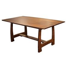 Amish Grand River Dining Table With Solid Top Offering A Contemporary Form The Amish Grand River Dining Dining Table Asian Dining Tables Pedestal Dining Table