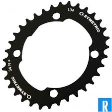 36/50 teeth or 34/50 teeth. O Symetric Oval Chainring 104bcd Singlespeed Chainring