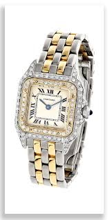 Maybe you would like to learn more about one of these? This Fabulous Ladies Cartier Panthere Mini 18k Gold Steel Two Tone Vintage Diamond Watch Showcases Two Black Gold Jewelry Diamond Watch Diamond Watches Women