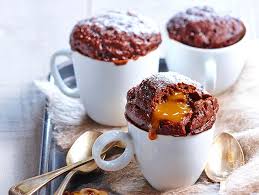 Mug Cake Choco Caramel Recettes Recette Recette Mugcake Recette Dessert Recette