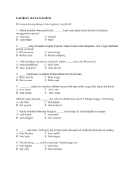 Latihan Kata Majmuk
