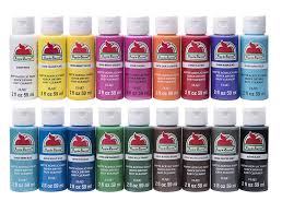 apple barrel acrylic paint set of 18