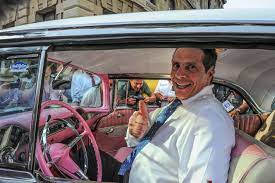 Andrew cuomo, a democrat, frequently has hit the airwaves urging people to wear a mask and still, amid the lack of social distancing in some subway cars, cuomo's office denied looking the other way. Cuomo Brings The Chobani Gospel To Cuba And Admires Cars And Cigars During His Visit