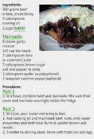 Filipino Beef Tapa Beef Tapa Recipe Filipino Recipes Food