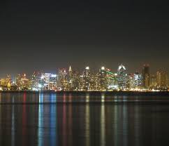 San Diego Harbor City Lights City Lights Harbor City City