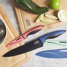 Thyme Table 3 Piece Knife Set Multi Color Walmart Com Chef Knife Set Best Chef Knife Set Knife Sets