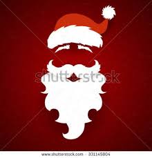 Abstract Santa Claus Vector Silhouette Stock Vector 331145804 Santa Claus Vector Silhouette Cameo Crafts Santa Face
