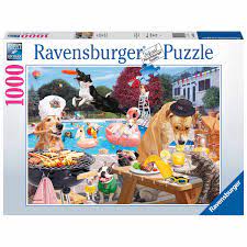 Item 1 new ravensburger jigsaw puzzle 1000 piece. 1000 Pieces Puzzle Dog Days Of Summer Awesome Toys Gifts