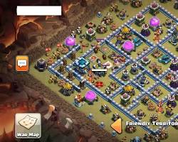Anti3 Yıldız Clash of Clans 13. Seviye Köy Düzeni resmi