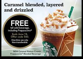 Free Tall Cold Beverage Including Frappuccino At Starbucks With A Registered Card Iced Drinks Frappuccino Free Starbucks Drink