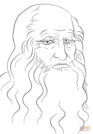 Leonardo da vinci coloring pages. Pin On Leonardo