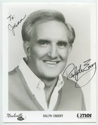 Rare Ralph Emery Autographed Photo