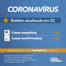 Leis, decretos, licitações e demais publicações oficiais em mais de 550 entidades distintas. Coronavirus Em Sc Governo Do Estado Confirma 40 Casos De Covid 19 Governo Do Estado De Santa Catarina