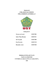 Kejujuran, keadilan, rasa kasih, integritas, prediktabilitas, reponsibilitas. Makalh Kode Etik Dalam Bisnis Etika Bisnis Dan Tanggung Jawab Sosial Perusahaan Memerlukan Kode Etik Untuk Menentukan Status Bisnis Sebagai Sebuah Profesi Dimana Detudoumpoucocorosinha