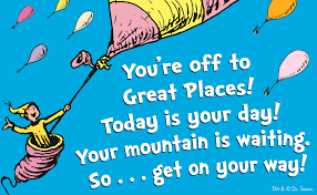 Add photos and text to both sides of this flat card at no extra charge. Dr Seuss S Oh The Places You Ll Go Coloring Book Dr Seuss 9780593372401 Amazon Com Books