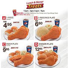 Only have bun, potato whips & coslow. Kfcmalaysia On Twitter Good News Kfc Lovers With Kfc Lunch Dinner Treats You Can Get Any Of These Sogood Meals At A Great Price Http T Co Qq4owssngs