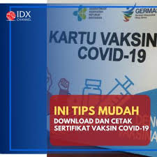 Anda juga dapat mengunjungi situs pedulilindungi.id. Masih Bingung Ini Tips Mudah Download Dan Cetak Sertifikat Vaksin Covid 19