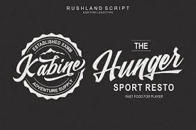 Cursive and script fonts aren't new, but they're a less common choice for many designers. Rushland Script Font Free For Personal