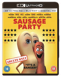 Amazon.com: Sausage Party [4K Ultra HD Blu-ray] [2016] [Region Free] [4K  UHD] : B01LAV14IY, Megan Ellison, Evan Goldberg, Seth Rogen, Greg Tiernan,  ...