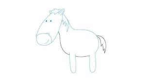 Un petit cours animé de dessin pour les apprentis dessinateurs de tout âge ! Comment Dessiner Un Cheval Dessein De Dessin