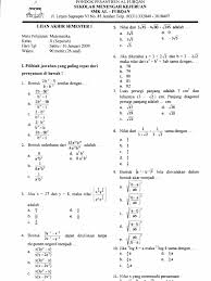 Soal uas mtk smk kelas 11 semester 2. Soal Matematika Smk Tkj