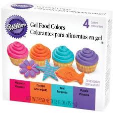 Wilton Neon Gel Food Colors Set 4ct