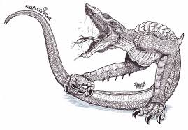 نبرد kong با skull crawler در فیلم kong: Xenoteeth3 Skull Crawler 2 0