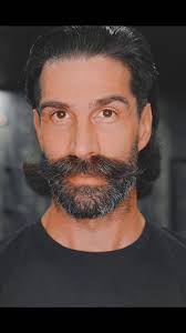 Mustache style session. Embracing the new hairstyle and mustache. Heated  beard brush and wax are coming in quite handy. Trying to decide