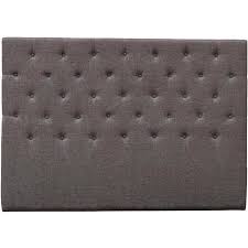 Tête de lit qui donnera tout son charme dans votre chambre. Tete De Lit Capitonnee Deco 169 Cm Taupe En Tissu 1307 92566