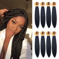 The hair is heat safe, up to 360 degrees fahrenheit or 180 degrees celsius. Amazon Com Queentas Ez Easy Braiding Hair Pre Stretched Kanekalon 8packs 26inches Synthetic Yaki Straight Professional Crochet Braids Hair Extensions For Black Women African Box Braid Beauty